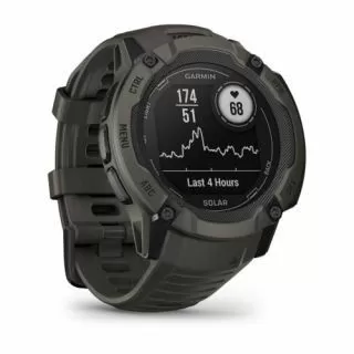 Умные часы Garmin Instinct 2X Solar 50 мм, темно-зеленый (010-02805-05)