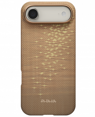 Чехол Pitaka Ultra-Slim Case для iPhone Air, Golden Glint